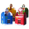 thumbnail image 2 of Cajas de papel con asas para golosinas y galletas, cajas de papel Gable para escuela, aula, vacaciones, caja de regalo de Navidad 3d, recuerdo de fiesta, regalo Bo, 2 of 4