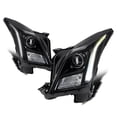 thumbnail image 5 of AKKON - Fits 2013-2017 Cadillac XTS Sedan [W/O AFS MODELs] Projector DRL [HID Type] Black Headlights Pair Left + Right, 5 of 5