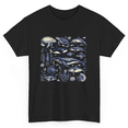thumbnail image 2 of Sea Animals Women's Short Sleeve Graphic T-Shirt 1 Pcs Tee 100% Heavy Cotton - Comfortable Crew Neck, Soft Tees Casual Tops, 2 of 6