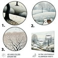 thumbnail image 3 of Designart "Countryside Grey Simplicity Landscape I" Countryside Metal Wall Art Prints, 3 of 5