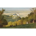 thumbnail image 3 of Leopold Munsch 18x12 Black Modern Framed Museum Art Print Titled - View from the Kahlenberg to the Leopoldsberg, 3 of 5