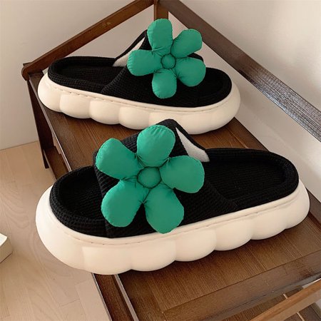 

CoCopeaunt Womens Slippers Summer Four Seasons Indoor Home Sandals and Slippers Cute Cartoon Milk Cow House Slippers Funny Shoes