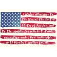 thumbnail image 2 of Sophie 6 32x23 Black Ornate Wood Framed with Double Matting Museum Art Print Titled - Pledge of Allegiance Flag, 2 of 4