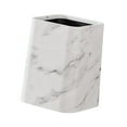 thumbnail image 4 of Papelera de mármol para baño, papelera, cesta de papel, contenedor de basura cuadrado para el hogar, cesta de basura para sala de estar, dormitorio M, 4 of 8