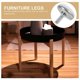 thumbnail image 4 of 10pcs Furniture Legs Bed Levelers Cabinet Legs Dresser Chair Legs Table Legs Adjustable Cupboard Feet, 4 of 4
