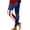 Z32-Navy, variant on Women’s Patriotic American Flag Print Leggings, High Waisted 4th of July Independence Day Workout Yoga Pants, Stretch Casual Tights