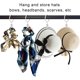 thumbnail image 5 of 90 Pack Curtain Rings with Clips, Drapery Clips with Rings, Hangers Drapes Clip Rings 1.26 inch I D, Ring Clips Fits up to 1 inch Curtain Rod, White, 5 of 5