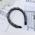 thumbnail image 3 of 1pc Suede Braid Headband for Women Girls Adults Gray Hair Accessory Fashion Band, 3 of 6