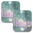 thumbnail image 7 of Yayeee 2-Pack Plug in LED Night Lights with Light Sensors Motion Detectors, Purple Forest Scene, 7 of 7