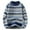 Blue, variant on TFEOQRY Men's Crew Neck Striped Knit Sweater Long Sleeve Tribal Pattern Color Block Casual Pullover Fall Winter Top Black