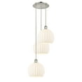 thumbnail image 3 of Innovations Lighting - White Venetian - 3 Light Cord Hung Multi Pendant In, 3 of 7