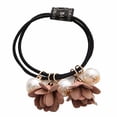thumbnail image 1 of tredstone Korean Pearl Flowers Pendant Elastic Rope Rings Hair Ties Rubber Band Decorations Accessories, 1 of 9