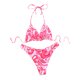 thumbnail image 4 of Bikini cómodo de dos piezas con estampado para mujer, traje de baño con almohadilla push-up, conjunto de ropa de playa OAVQHLG3B Store  lin121212, 4 of 4