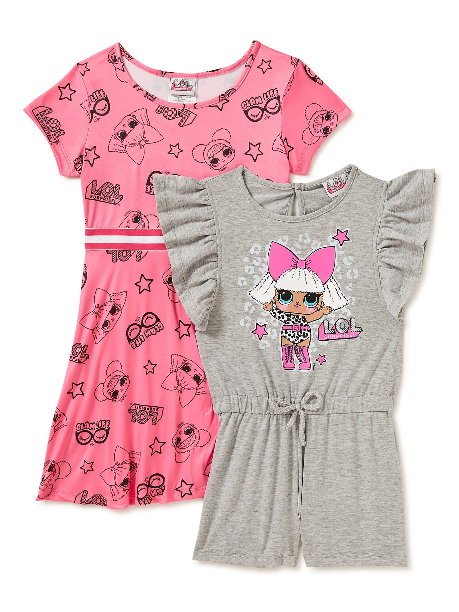 L.O.L. Surprise Girls Flutter Sleeve Romper and Fit Palestine Ubuy