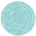 thumbnail image 1 of Colonial Mills Tapis KA88R144X144 Kaari Tweed Rond Tressé Aqua - 12 Pieds, 1 of 1