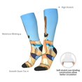thumbnail image 4 of Masiiu Bluey Print Adult Crew socks, Comfortable Novelty Colorful Patterned, Breathable, Stylish Colorblock for Men Women, 4 of 6