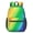 Black-2, variant on 17 Inch Lightweight Backpack,PVC Waterproof Oxford Fabric, Ergonomically Designed, with Large Capacity, Vibrant Rainbow Print