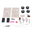 thumbnail image 2 of Kits de modelos de automóviles de bricolaje, kits de modelos de automóviles de bricolaje Control remoto de madera Coche de bricolaje Juguetes de construcción STEM de madera Fiel a su promesa, 2 of 8