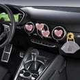 thumbnail image 3 of Bling Heart Air Vent Clips, Crystal Heart Car Air Fresheners Vent Clips Car Diffuser Vent Clip Rhinestone Car Decoration Car Interior Decor Cute Car Accessories for Women (4 Pink), 3 of 5