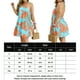 thumbnail image 2 of Vestido Corto Con Cuello Halter Vestidos de playa para mujer Vestido casual con estampado floral de moda bohemio (naranja XXL) Cgtredaw para Mujer Naranja T M, 2 of 7