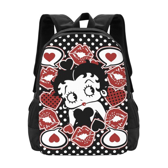 Betty Boop Backpack Travel Daypack Laptop Backpack For Men Women Hiking Travel