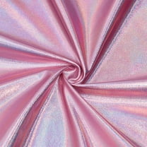 39 inch Pink Metallic Foil Fabric 1.6 Yards Wide Spandex Stretch Fabrics Polyester Stretch Shiny Fabrics Foil Sewing Cloth Lame Fabric for Dancewear Crafts Costumes Decor Pearl Pink