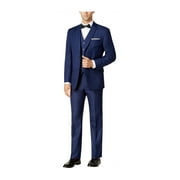 Marc New York Mens Classic Fit 3 pieces Two Button Formal Suit blue 40x32