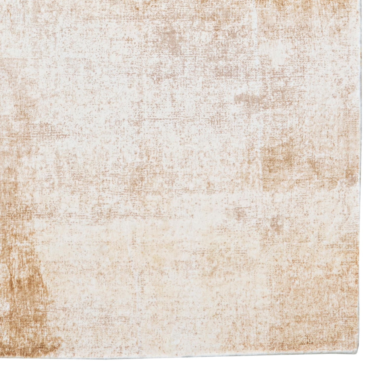 Motif Printed Faux Rabbit Simone Ivory & Beige 3 ft. x 5 ft. Accent Rug