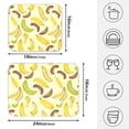 thumbnail image 2 of Ryvnso Yellow Banana Dish Drying Mat for Kitchen Countertop 16x18 Small Dish Pad Drainer Rack Dish Sink Mats, 2 of 7