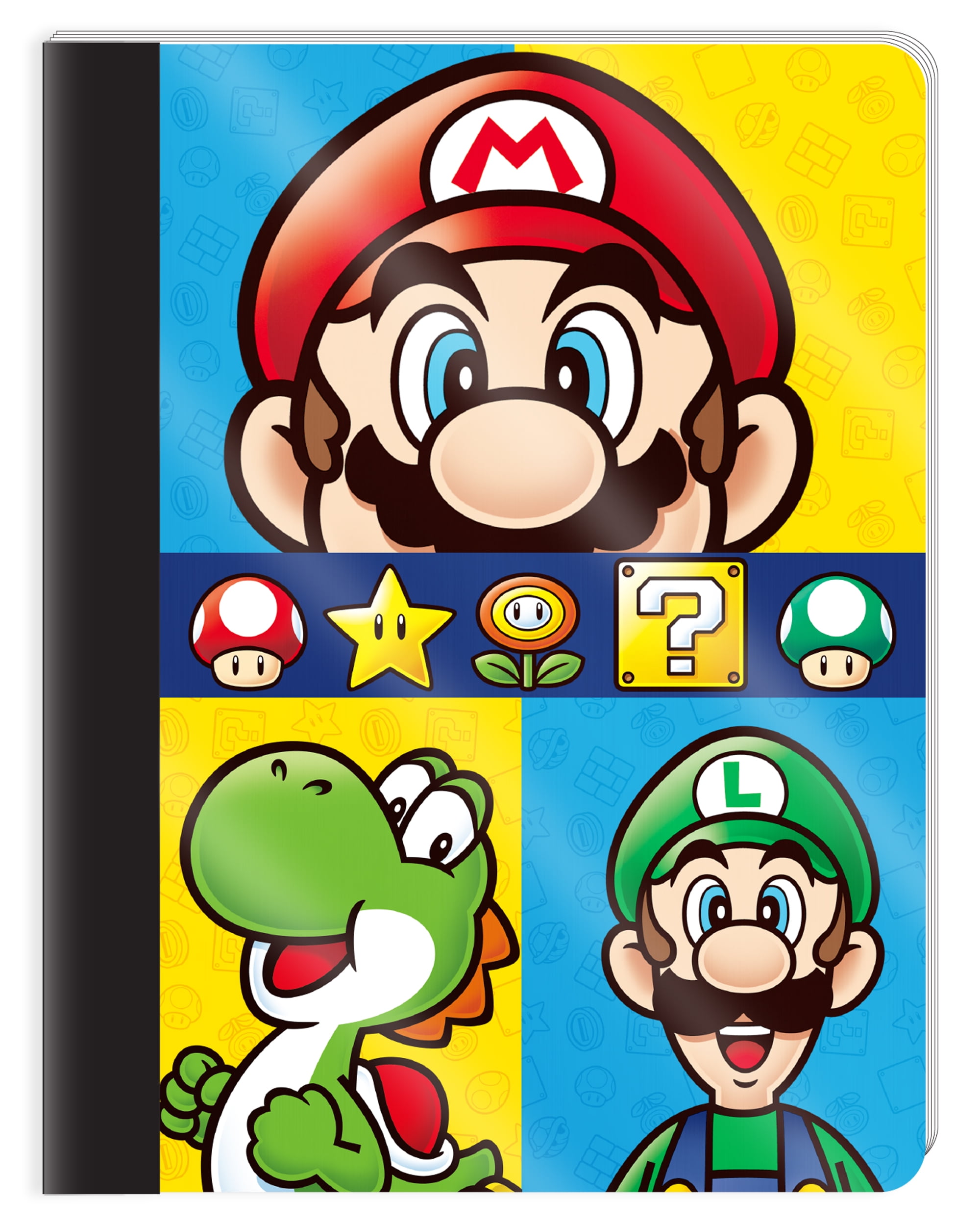 Nintendo Super Mario Bros. Stationery Bundle, 4 Count, Includes 