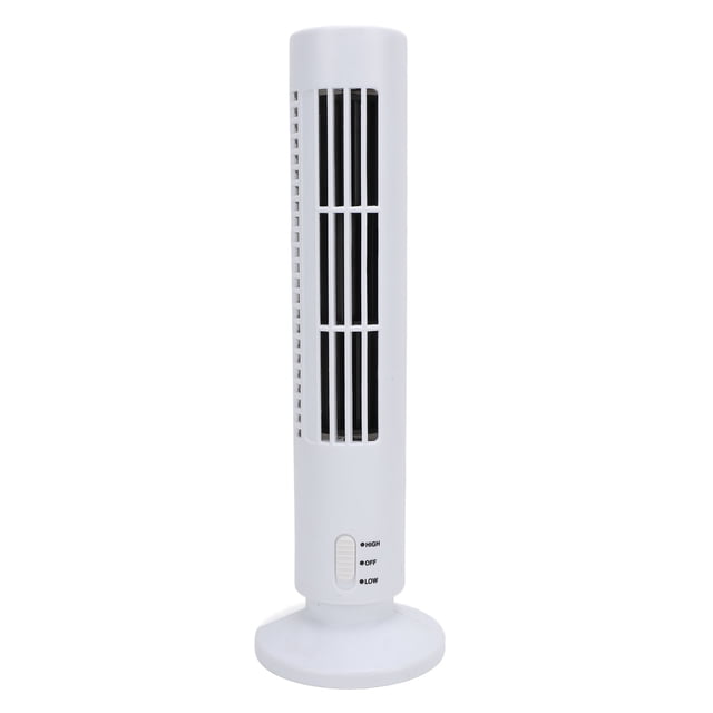 Ventilador De Torre Pequeña, Ventilador De Torre De Escritorio Multifuncional De 2 Velocidades De Viento Portátil Para Oficina En Casa