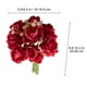 thumbnail image 3 of Ramo de rosas artificiales para mujer, decoración del hogar, ramo de boda, rosa pegada a la pared., 3 of 7