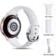 thumbnail image 2 of (3 Pack) Slim Band for Samsung Active 2 Watch/Galaxy Watch 4 40mm 44mm, Galaxy Watch 3 41mm/Galaxy Watch 42mm Bands, 20mm Silicone Strap for Women Men, 2 of 4