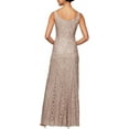 thumbnail image 4 of Alex Evenings Womens Long Lace Jacket Dress Buff 10 Long Lace Jacket Dress, 4 of 5