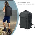 thumbnail image 4 of Vacuum Compression Backpack, Expandable 36-55L Rainproof Travel Backpack with TSA Lock, Dedicated 16" Laptop Compartment, Large Capacity Business Backpack for Camping, 4 of 7