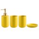 thumbnail image 1 of Juego de 4 accesorios de baño de cerámica. Incluye dispensador de jabón, taza for enjuague bucal y jabonera., 1 of 6