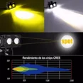 thumbnail image 2 of Par Faros Led Auxiliares Alta/baja Luz 120w Para Auto Moto, 2 of 8