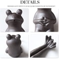 thumbnail image 2 of NETSENG Cute Frog Incense Holder with Incense Sticks,Handmade Ceramic Incense Burner Cone, Modern Aromatherapy Ornament, 2 of 6