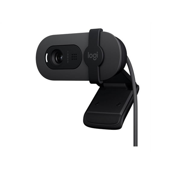 Logitech Webcam Streaming, Graphite Brio 100 Full HD pour les Réunions et le - Webcam - Couleur - 2 MP - 1920 x 1080 - 720p, 1080p - audio - USB