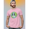 thumbnail image 2 of Toon Style Worried World T-Shirt Men -Image by Shutterstock, Male 3X-Large, 2 of 4