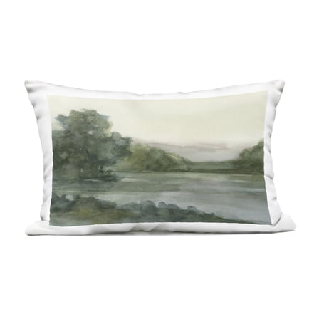 Stupell Industries Mauve Mountain View Outdoor Printed Pillow, design by Ethan Harper