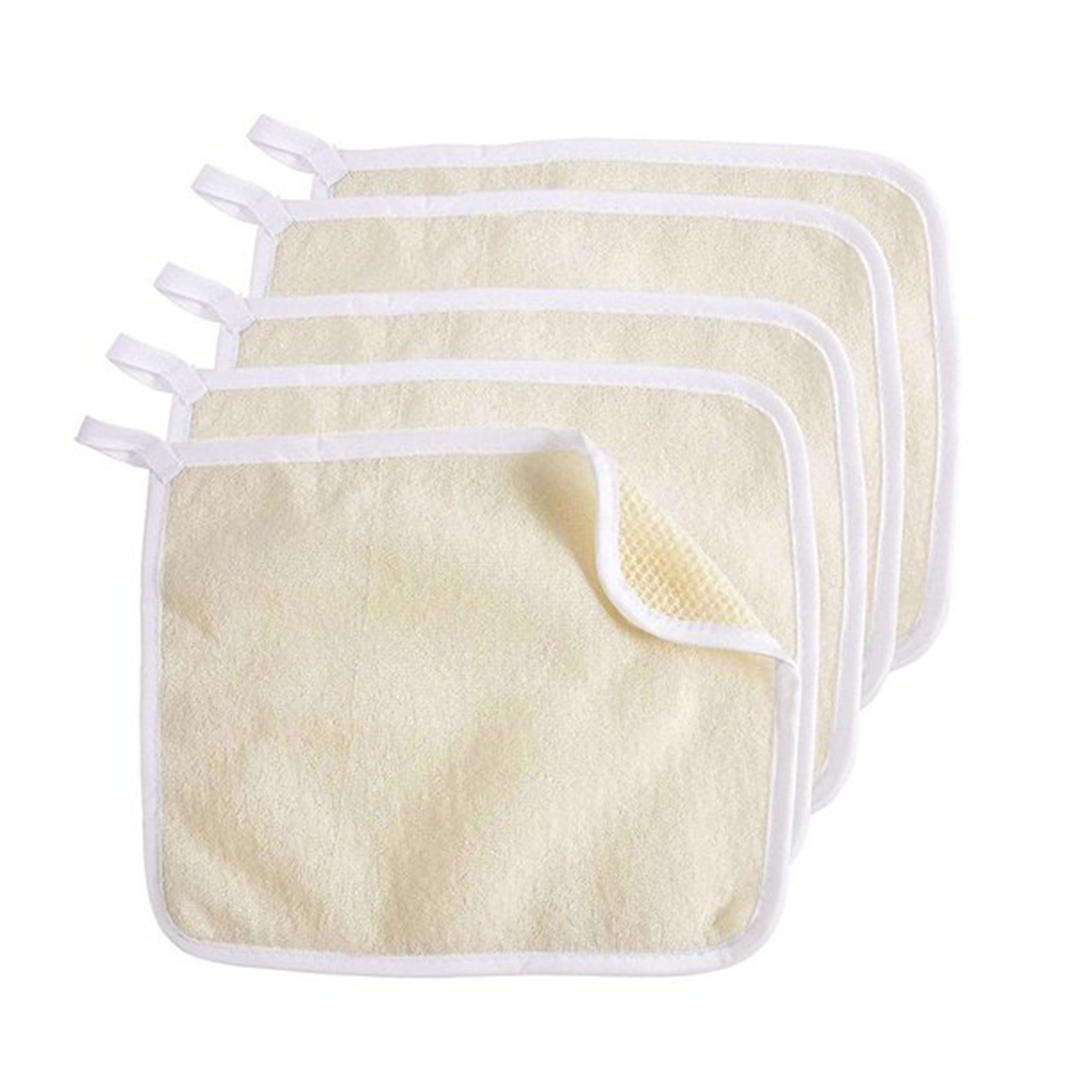HHei_K Exfoliating Face And Body Wash Cloths Towel Soft Weave Cloth