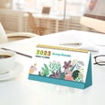 thumbnail image 4 of Pompotops Desktop Calendar 2023 - Vertical Flip Desktop Calendar From January 2023 To December 2023, 12 Month Desktop Calendar, With 54 Pages Of Weekly Schedule Clearance, 4 of 4