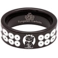 thumbnail image 5 of Lucky Cat Tungsten Carbide Ring, 5 of 9