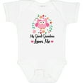 thumbnail image 3 of Inktastic My Great Grandma Loves Me Owl Girls Baby Bodysuit, 3 of 5