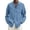 Sky Blue, variant on Gunia Linen Button Down Shirt Men Summer Solid Casual Plus Size Loose Shirt Mens Turn Down Long Sleeve Shirt Tops Tshirt For Men White 2Xl