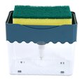 thumbnail image 1 of CAROOTU 2 In 1 Kitchen Liquid Soap Pumps Dispenser Sponge Holder Press Countertop Rack for Home, 1 of 7