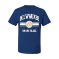 thumbnail image 2 of Wild Bobby City of Milwaukee Basketball Fantasy Fan Sports Men's T-Shirt, Royal, 5X-Large, 2 of 5