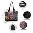 thumbnail image 2 of FORMRS Laptop Tote Bag for Women with 15.6" Computer Compartments Handbag, Vibrant Blooming Flowers, 2 of 7