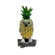thumbnail image 1 of Estatua decorativa de jardín con forma de búho y piña de resina, 17 cm, 1 of 2